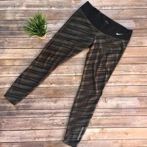 Nike Black and Gray Women's Pants